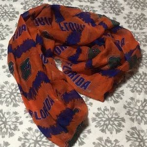 Florida Gator figure 8 scarf